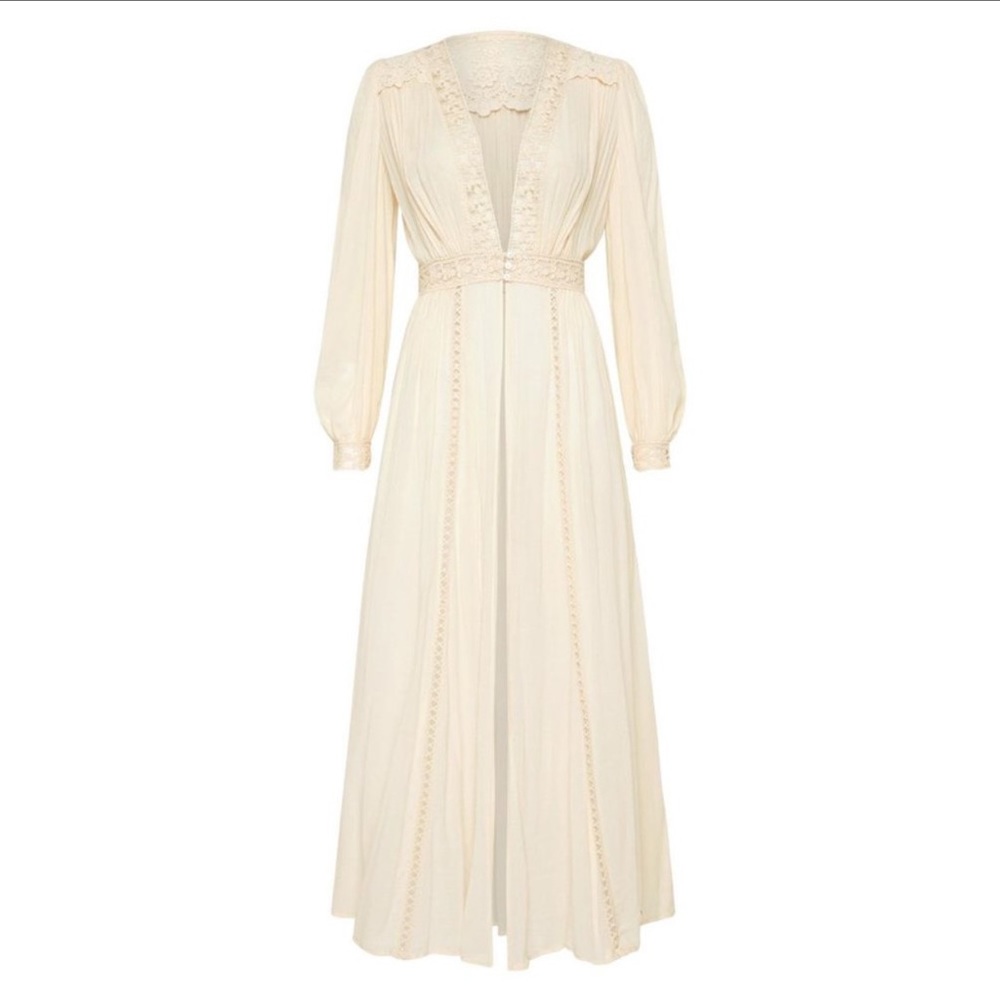 NWT Spell Le Gauze Lace Duster - Picture 13 of 16